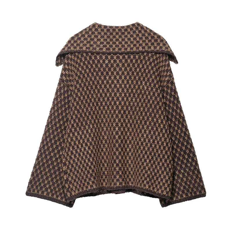 Chic Fashion Knitted Jackets for Women 2026 Autumn Winter Long Sleeve Single-Breasted Short Coats High Street Casual New Jackets