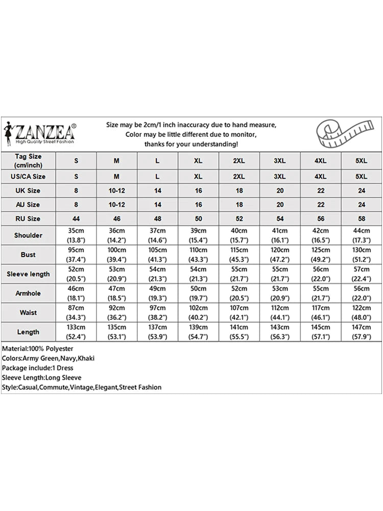 ZANZEA Womens Casual Chic Maxi Dresses Boatneck Lantern Sleeve Fake Two-Piece Solid Color A-Line Long Dress Autumn Retro Clothes