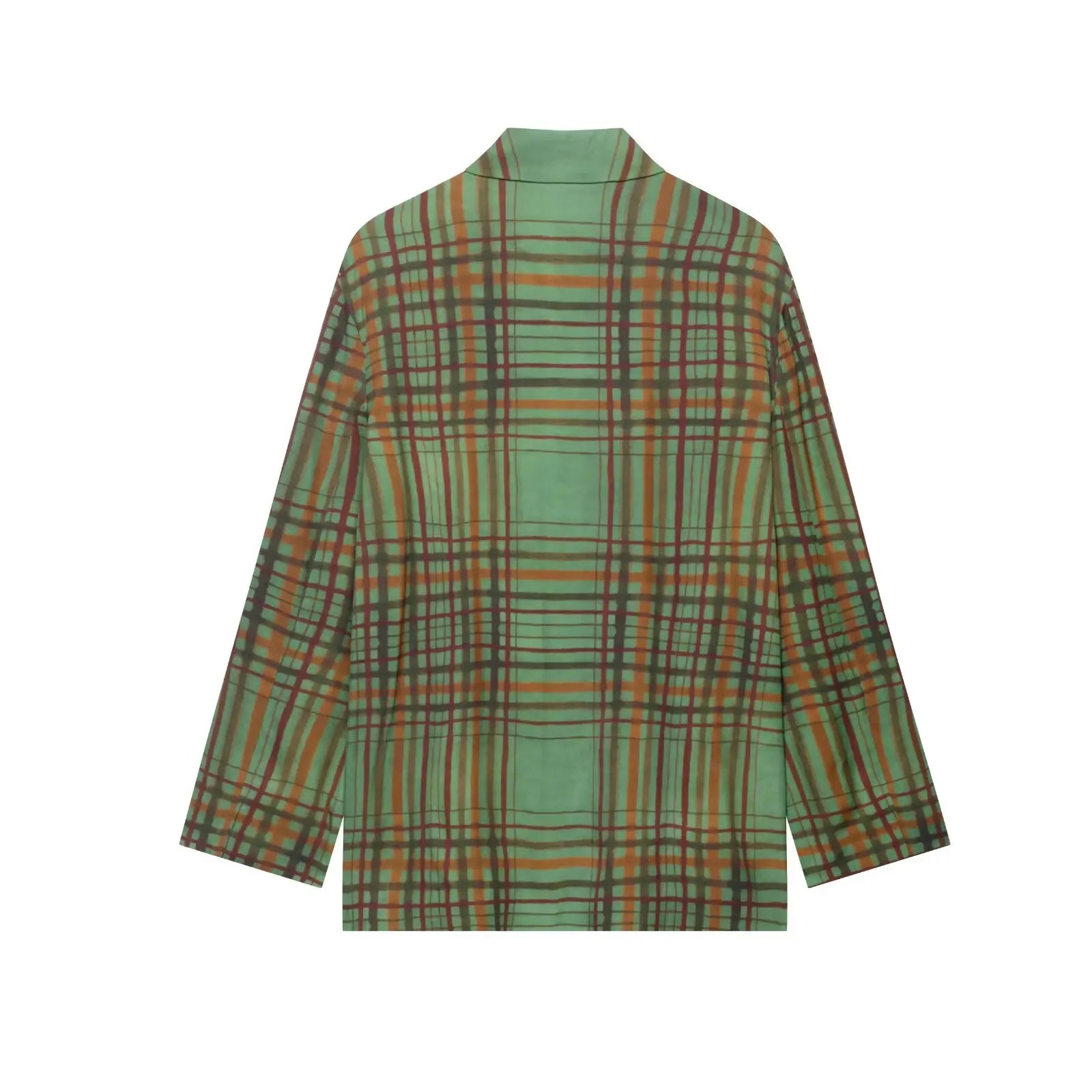 Y2K Commuting Blazer Pant 2 Piece Set Women Fashion Plaid Long Pants Suit Double Breasted Blazer Coat Top Sets For Women Outfit