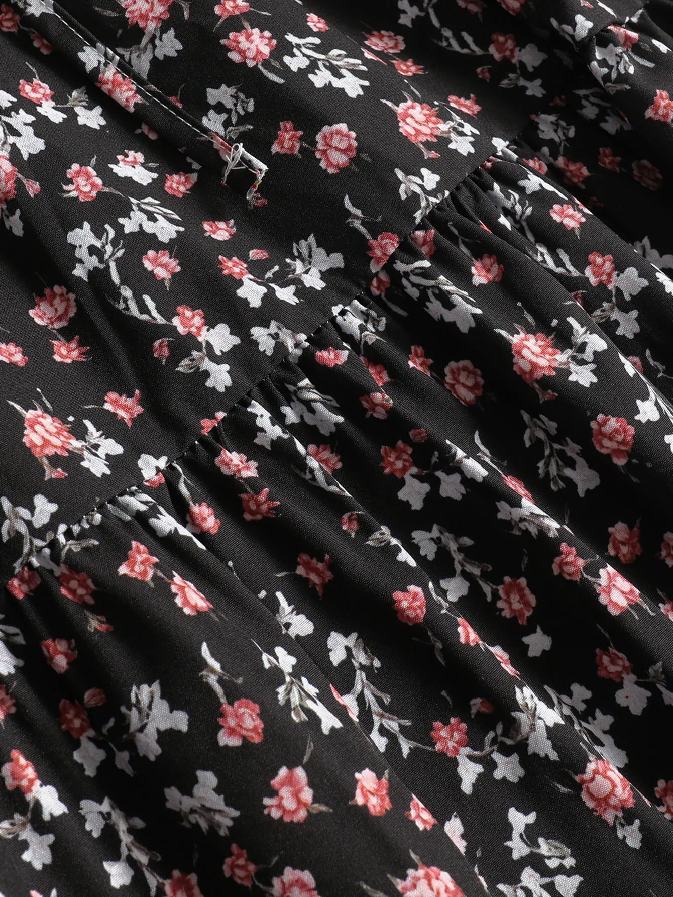 Women's Swing Pleated Floral Print Maxi Skirt Elastic High Waisted A-line Bohemian Midi Long Skirts