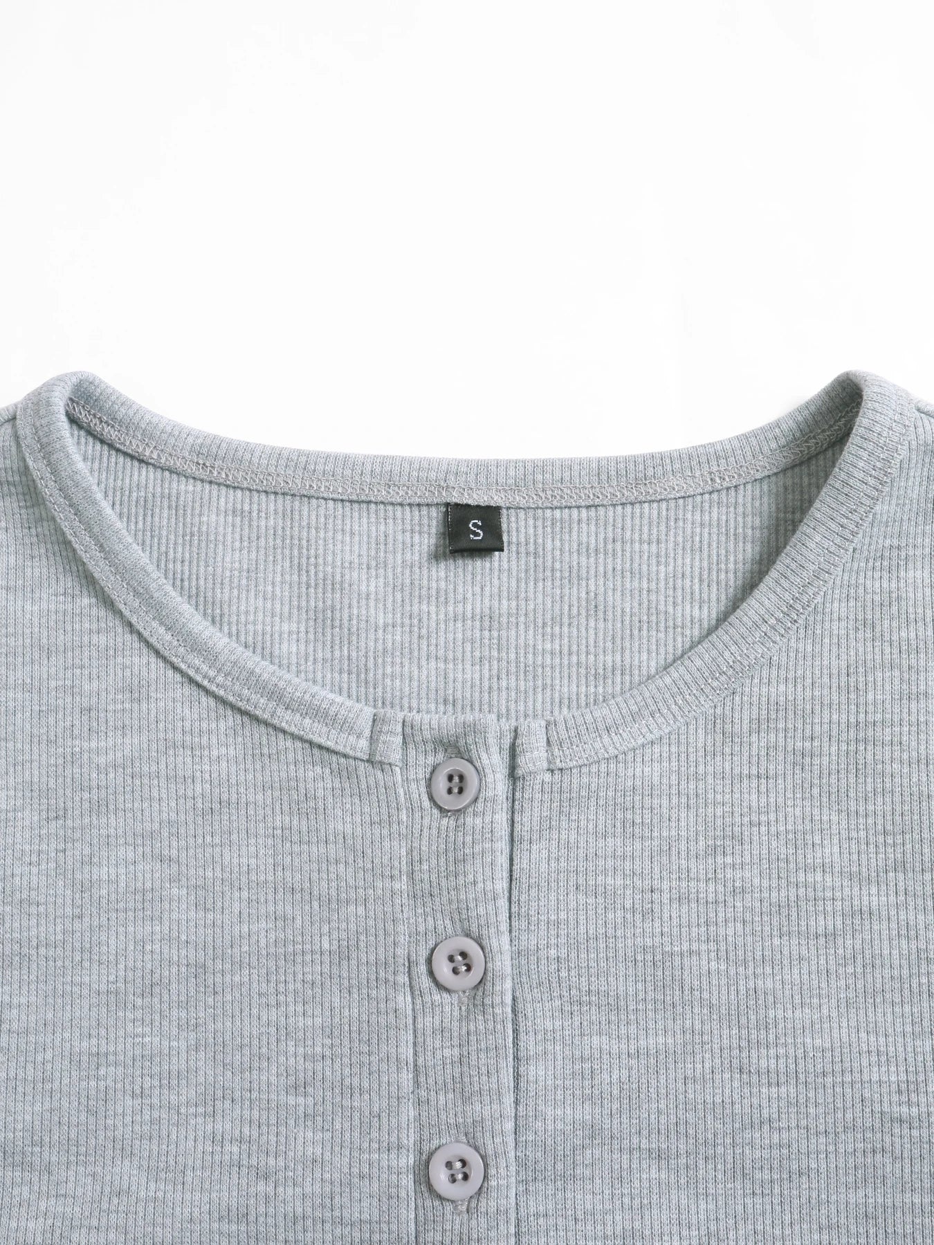 Women's 2 Piece Set Ribbed Long Sleeve T-Shirt & Wide Leg Pants, Casual Fall Winter, Ladies Fashion Clothing